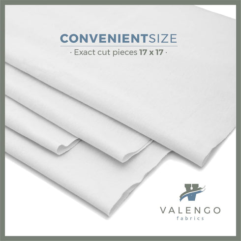 VALENGO New Lint Free Rags 100% Cotton Cloth, Soft Tshirt Rags, Lint Free Cloth for Staining Wood, Cast Iron, Rags for Cleaning, Dusting, Polishin...