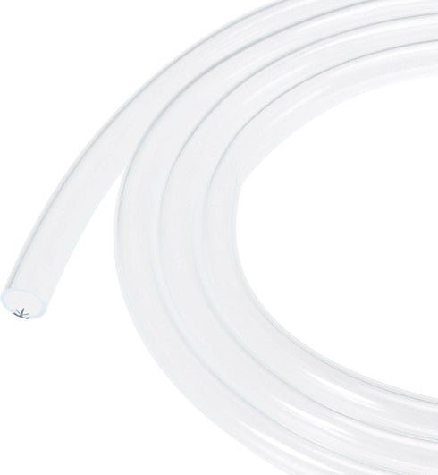 TOP-VIGOR 10mm ID 12mm OD PVC Clear Vinyl Tubing, 1M Length Food Grade Flexible Water Pipe, Plastic Tube for Transfer Water, Oil, Air, Powders & F...