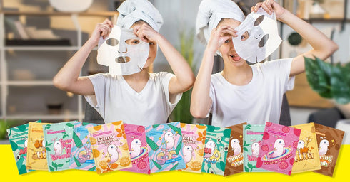 ZealSea Sheet Mask Skin Care (Pack of 7) Beauty Facial Mask Spa Face Mask Birthday Party gifts Women, Men kids Girls - Hydrate, Brighten, Moisturi...