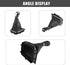 X AUTOHAUX 6 Speed Manual Gear Stick Shift Knob Transmission with Dust Cover Black Silver Tone for Volkswagen Jetta 2006-2014...