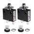 40 Amps Thermal Circuit Breaker, Thermal Overload Protector Push Button Manual Reset Circuit Breaker 32V DC 125/250V AC 40A 2 Pcs...