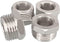 Nickel Plated Brass Reducer Faucet Adapter G 1/2 Male to 3/8 Female Compression Hose Fitting Water Supply Line Adapter for Kitchen Bathroom Plumbi...