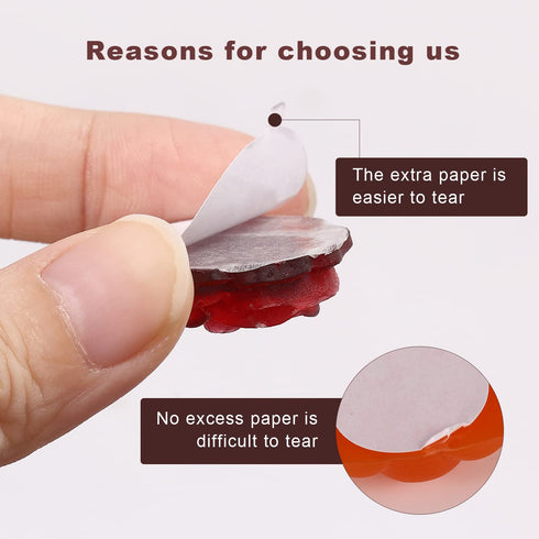 300pcs Double Sided Adhesive Dots, 1inch Strong-Adhesion Transparent Adhesive Dots Wax Seal Stickers Traceless Round Adhesive dots for DIY Craft H...