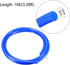 uxcell Pneumatic Air Tubing, 12mm OD x 8mm ID 1m(39.4 Inch) PU Polyurethane Air Compressor Tubing Hose Pipe Blue...
