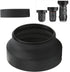 77mm Rubber Lens Hood, Lens Hood 3 In1 Universal Collapsible Camera Lens Hood with 3 Different Adjustable States (82mm)...