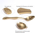Premium Smiley Face Stainless Steel Dinner Spoon - Perfect for Soup, Coffee and Tea Delights (1 gold and 1 silver two smiling spoons)...