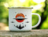 UFO Alien Extraterrestrial Paranormal Enamel Campfire Mug, Outdoor Camping Coffee Cup, Stars Space Nature Hiking Camp Lover Gift (12oz)...