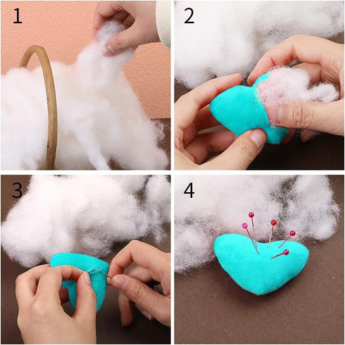 3.5oz Polyester Fiber Fill Stuffing for Stuffed Animals, Premium Fibers Fill Stuffing, Stuffing for Crafts Crochet Stuffing,Fluff Stuffing High Re...