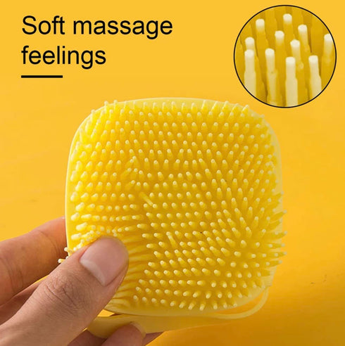 Silicone Massage Bath Brush for Pets (Blue)...