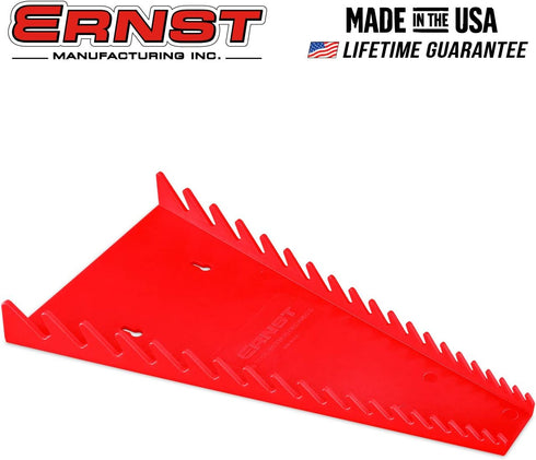 ERNST 5063 Standard 19 tool Wrench Organizer - Red...