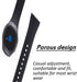 1PC Large Watch Band/Strap for Samsung Gear S2 Smartwatch Band Replacement Accessories with Metal Clasps Watch Strap/Wristband Silicone (Black)...