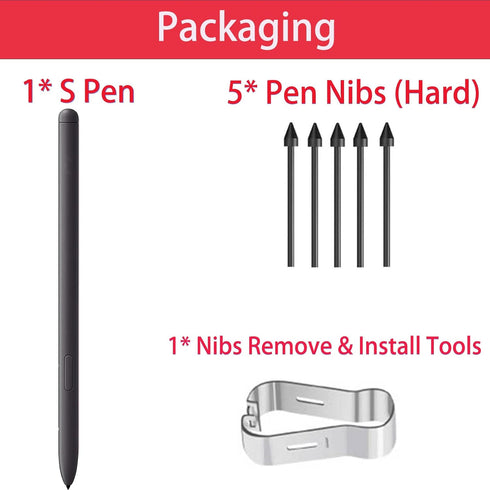 S Pen Replacement Compatible Samsung Tablet Pen, S6 Lite & S7 & S7 FE & S7 Plus & S8 & S8 Plus & S8 Ultra & S9 & S9 FE & S9 Plus & S9 Ultra for Sa...