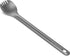 Navaris Long Handle Titanium Spork - 8.4" (21.5cm) Long Metal Utensil for Backpacking and Camping - Extra Strong and Lightweight - Includes Carry ...
