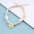 Boho Natural Shell Anklet Bracelets Flower Ankle Chain Hawaiian Cowrie Shell Braided Anklet Bracelet Beach Woven Rope Foot Chain Jewelry for Women...