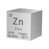 Zinc Cube Metal Density Cubes Pure Metal High Density Element Cube for Element Collections Lab Experiment Periodic Table Collection DIY Teacher Sc...