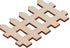 Tissting 100pcs Mini Wooden Fence Garden Wooden Crafts Lawn Fence DIY Wood Picket Wood Fence Mini Ornament for Miniature Fairy Garden Dollhouse(7....