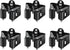 3-H Mop and Broom Holder Wall Mount, Broom Holder Wall Mount 6 Pack, Broom Holder for Garage Garden Shed Storage System Laundry Room Home Kitchen ...