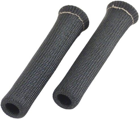 Design Engineering Protect-A-Boots Black 6" Spark Plug Boot Protector Sleeves (Pack of 2) – High-Temperature Resistant Sleeves to Protect Spark Pl...