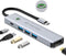 USB Hub 3.0?One Click Screen Projection/One Click Screen Rest MF Mac Usb Adapter, Great for Kids with Laptops for School, 4K HDMI USB Splitter 5 i...