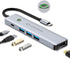 USB Hub 3.0?One Click Screen Projection/One Click Screen Rest MF Mac Usb Adapter, Great for Kids with Laptops for School, 4K HDMI USB Splitter 5 i...