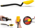 Dreamfarm Supoon Non-Stick Sit-Up Silicone Scraping, Serving, Cooking Spoon Measures 5ml Tsp & 15ml Tbsp - 11" Yellow...