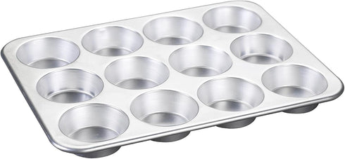 Nordic Ware Natural Aluminum Commercial Muffin Pan, 12 Cup...