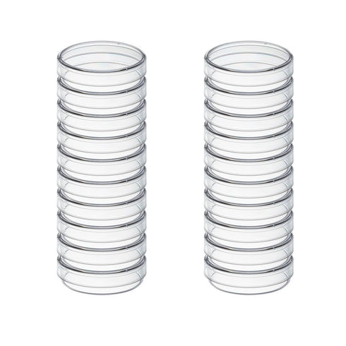 United Scientific 10 Pack Sterile Thick Plastic Petri Dishes with Lid, 90mm Dia x 15mm, Designed for use in Laboratories, Home, and Classrooms...