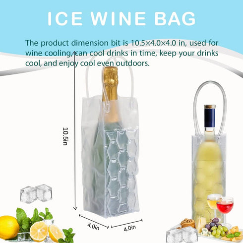 Wine Cooler Sleeve with Protector Instant Cooling and Keeps Your Drink Cold Keep Cool and Chill Champagne Wine, Wine Bottle Chiller Cooler for Red...