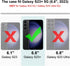 for Samsung Galaxy S23 Plus Case, Shockproof Phone Case with Sliding Camera Cover & Rotatable Ring Holder Kickstand + Tempered Glass Screen Protec...