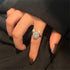 Halo CZ Mouse Statement Ring for Women Girls Silver Plated Cubic Zirconia Cute Mice Animal Promise Adjustable Expandable Finger Band Ring Comfort ...