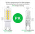 G9 led Bulb Dimmable 4W Natural Daylight White 4000K,Equivalent to 40W Halogen Light, 450Lm 120V AC CRI> 85,No Strobe, Ceramic Bi Pin Base, G9 Bul...