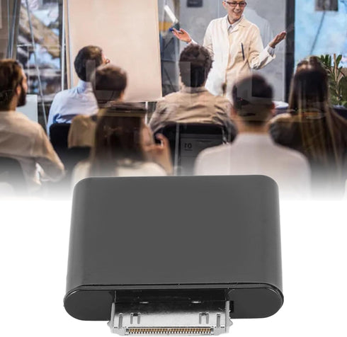 30 Pin Bluetooth Adapter Receiver, Bluetooth Transmitter Plug and Play & Automatic Compatible with iOS Pod and Other 30 Pin Dock Speakers (Black)...