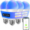 Matter Smart Light Bulbs, 2.4G WiFi Color Changing Light Bulbs, 9W/800LM, Bluetooth Light Bulb Work with Siri/Alexa/Google Assistant/SmartThing, A...