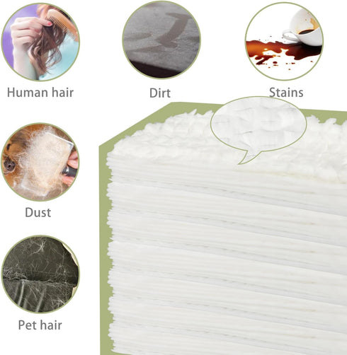 30 Count Heavy Duty Dry Sweeping Cloths,Disposable Dry Mop Refills,Multi Surface Dust Mop Pad Floor Cloth Refills Electrostatic Cloths for Sweepin...