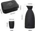 Ceramic Sake Set and Cups + Keep Sake Storage Box, Traditional Porcelain Pottery Saki Drink Set Kit, 7-Piece include 1 Sake Bottle 6 Cups...