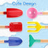 6 Piece Kids Beach Tools,Children Beach Sand Toys, Made of Metal with Sturdy Wooden Handle,Safe Beach Gardening Set,Spoon, Fork, Trowel, Rake & Sh...