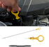 Car Engine Oil Dipstick Replacement OEM#06H-115-611E, Double Hole Oil Dipstick for Checking Oil Level, Professional Car Accessories Fit for Audi A...