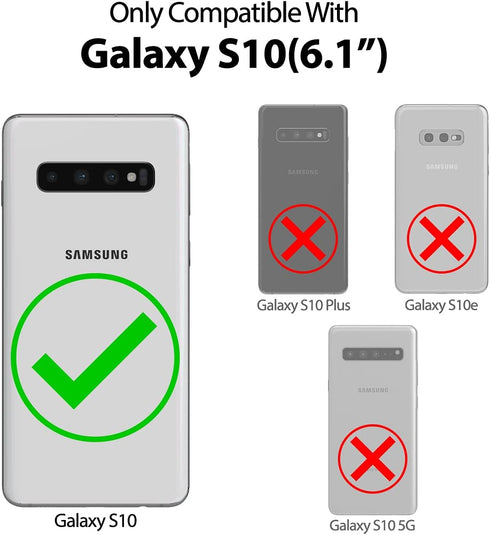 GOOSPERY Soft Feeling Jelly for Samsung Galaxy S10 Case (2019) Silky Slim Bumper Cover (Red)...