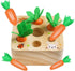 Wooden Toys for 1 2 3 Year Old Baby Boys and Girls, Montessori Toy Carrot Harvest Game Shape & Sorting Matching Puzzle, Educational Developmental ...