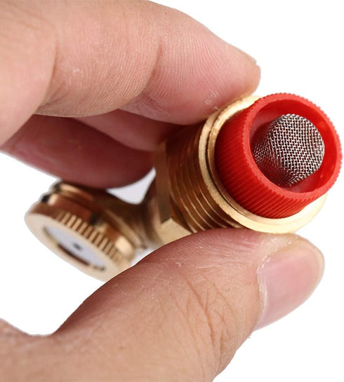 2pcs Brass Spray Misting Nozzle, Double Nozzle Spray Agricultural Garden Sprinkler Irrigation Sprayer for Washers Cleaner Gun...