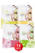 12 Pack Skincare O2 Bubble Face Masks Sheet, Anti-wrinkle Bubble Facial Mask, Foaming Face Mask, Purifying Facial Mask, Moisturizing Spa Face Mask...