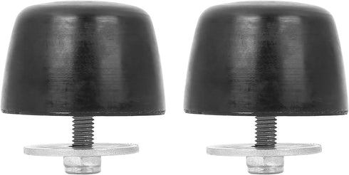 X AUTOHAUX 2 Pcs Black Rubber Bumper Cushion Hood Bump Stop for Jeep Wrangler JK 2018 KJ71051BK...