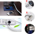 White Cable Management Sleeve Tubes, Power Cord Organizer Protectors for Pets, 2 PCS VIWIEU Cable Bundler with Electrical Cable Clips and Zip Ties...