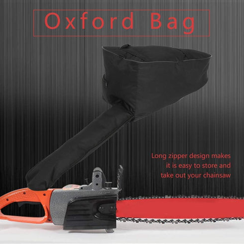Chainsaw Bag, Portable Small Chainsaw Carrying Bag, Waterproof Oxford Cloth Chainsaw Case, for 12"/14"/16" Chainsaws (Black)...