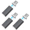 N. NETDOT Gen10 Magnetic Fast Charging USB-C to USB-C Adapter Converter Compatible with Type-c Smartphones (3 pack black)...