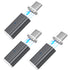 N. NETDOT Gen10 Magnetic Fast Charging USB-C to USB-C Adapter Converter Compatible with Type-c Smartphones (3 pack black)...
