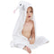 MICHLEY Animal Face Hooded Baby Towel Cotton Bathrobe for Boys Girls 0-6 Year White...