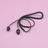 2PCS Silicone Anti-Loss Straps Compatible with Samsung Galaxy Buds 2 Bluetooth Earphone Soft Neck Rope Cord Sport Lanyard 40cm Length (Black & Gre...