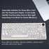 OLizee® 125 Keys Large Print Keycaps PBT Keycaps Full Set Oversized Print Letters Cherry Profile Keycap Set Gaming Keyboard Keycaps for Poor Eyesi...
