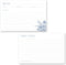 Blue Vintage Floral Recipe Cards - Set of 48...